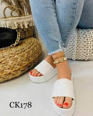 Klapki damskie 7ACK178.WHITE (36/41,12par)