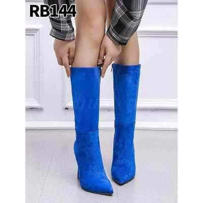 Botki damskie 7ARB144.BLUE Ocieplane (36/41,12par)