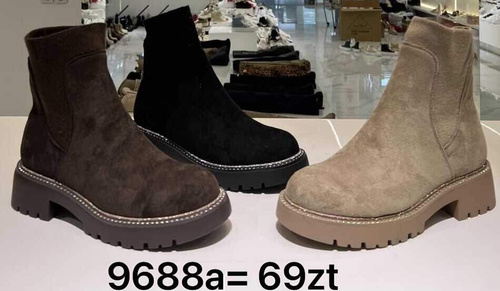 Botki damskie 7A9688.KOLORDOWYBORU (36/41,12par)