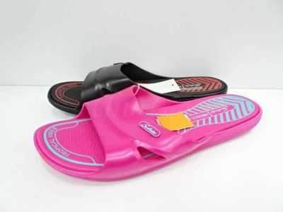 Klapki damskie  7AF2246-E26.MIX(BLA,NAVY,PINK,GREEN) (37/41, 24par)