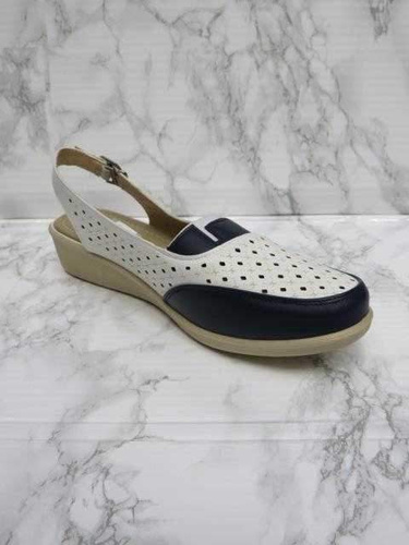 Sandały damskie 7AJ33-1.WHITE/BLUE (36/41,12par)