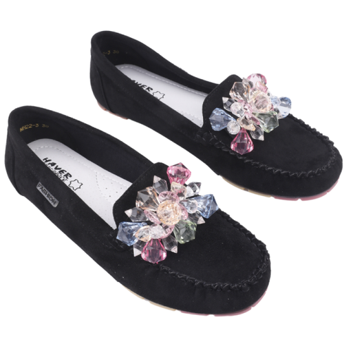 Mokasyny damskie MH22-3.BLACK (36/41,12par)