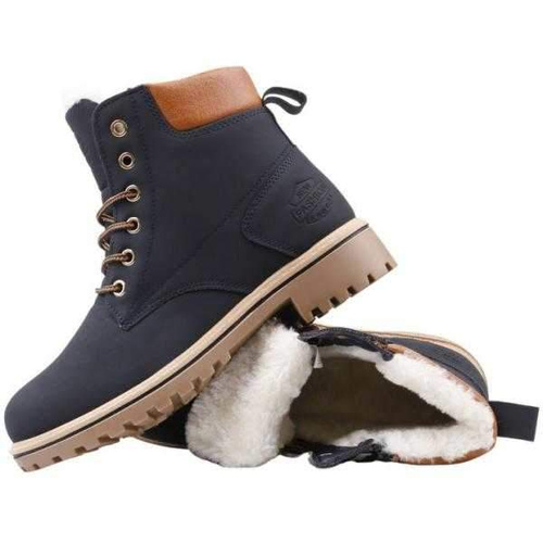 Trzewiki damskie B166-3.NAVY/CAMEL (37/41,8par)