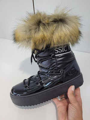 Botki damskie HY821.BLACK (36/41,12par)