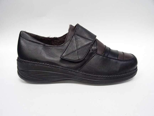 Półbuty damskie 7A2301-2.BLACK/BROWN (37/42,12par)