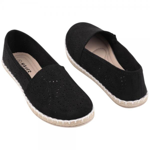 Balerinki damskie F37-1.BLACK (36/41,12par)