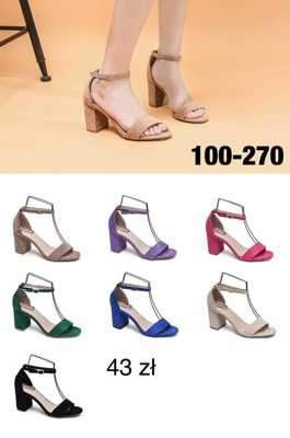 Sandały damskie 7A100-270.KOLORDOWYBORU (36/41,12par)