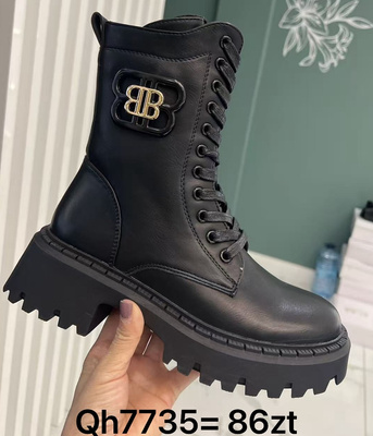 Botki damskie HQ7735.BLACK (36/41,12par)