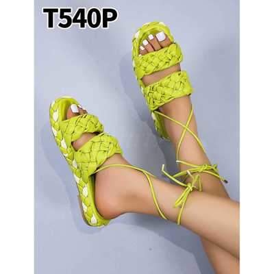 Sandały damskie 7AT540.GREEN (36/41,12par)