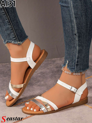 Sandały damskie AI31.WHITE (36/41,12par)