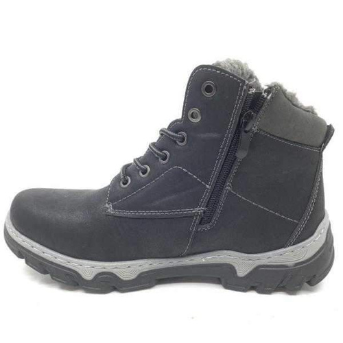 Trzewiki damskie B203A-2.BLACK/GREY (36/41,8par)