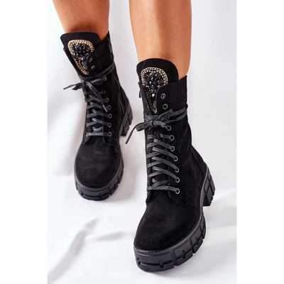 Botki damskie 7ADA79.BLACK (36/41,12par)