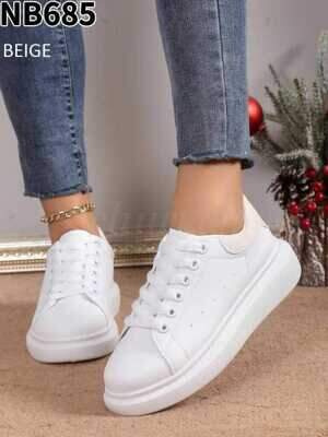 Buty sportowe damskie 7ANB685.BEIGE (36/41,12par)