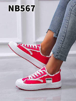 Trampki damskie 7ANB567.FUSHIA (36/41,12par)