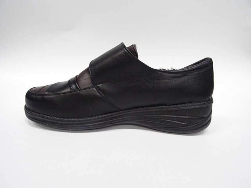 Półbuty damskie 7A2301-2.BLACK/BROWN (37/42,12par)