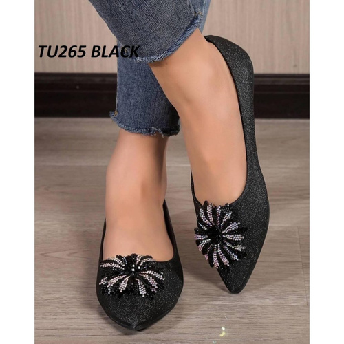 Balerinki damskie TU265.BLACK (36/41,12par)