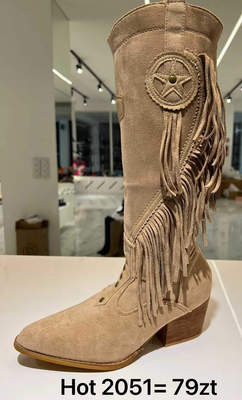 Kozaki damskie 7AHOT2051.BEIGE (36/41,12par)