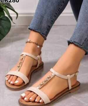 Sandały damskie  7ACK280.BEIGE (36/41,12par)