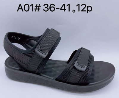 Sandały damskie A01.BLACK (36/41,12par)