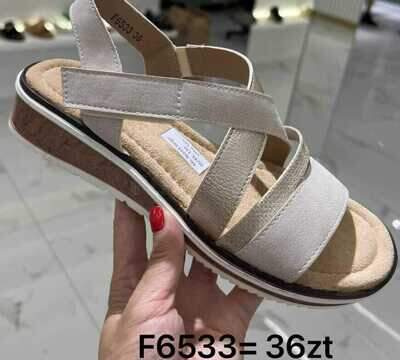 Sandały damskie 7AF6533.BEIGE (36/41,12par)