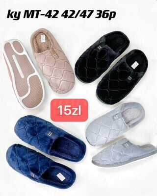 Kapcie męskie  9AMT-42.MIX (42/47,36par)
