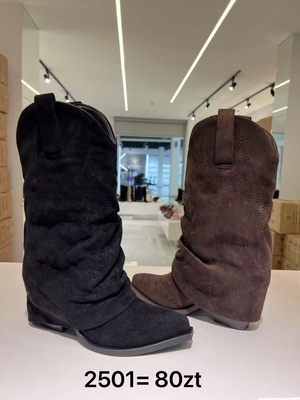 Kozaki damskie  7A2501.KOLORDOWYBORU   (36/41,12par)