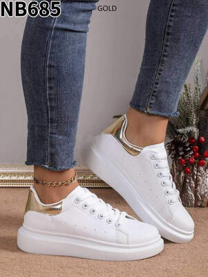 Buty sportowe damskie 7ANB685.GOLD (36/41,12par)