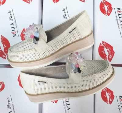 Balerinki damskie 7ADS509-19.LBEIGE (36/41,12par)