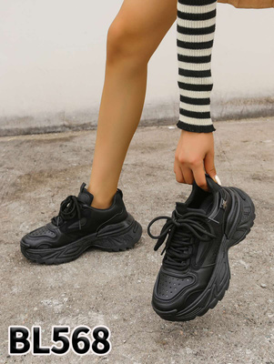 Buty sportowe damskie BL568.BLACK (36/41,12par)