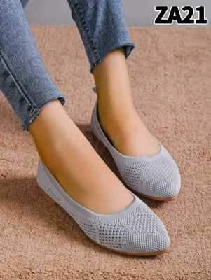 Balerinki damskie 7AZA21.GREY (36/41,12par)