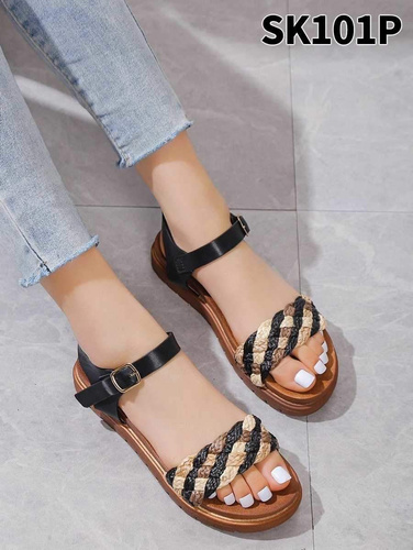 Sandały damskie 7ASK101.BLACK (36/41,12par)