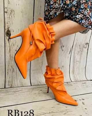 Kozaki damskie 7ARB128.ORANGE (36/41,12par)