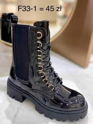 Botki damskie 7AF33-1.BLACK (36/41,12par)