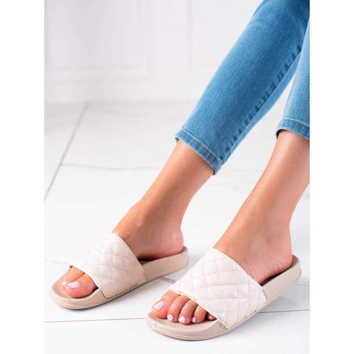 Klapki damskie 7A2068.BEIGE (36/41,12par)