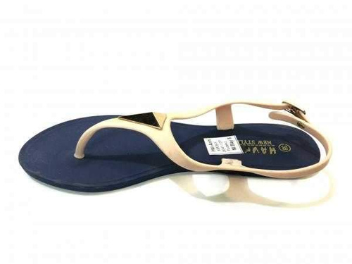Sandały damskie 7AKM08-6.NAVY/BEIGE (36/41,12par)