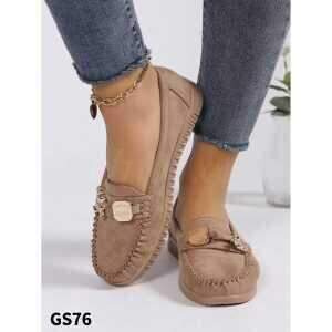 Balerinki damskie 7AGS76.KHAKI (36/41,12par)