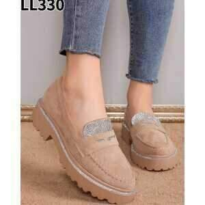 Półbuty damskie    7ALL330.KHAKI  (36/41,12par)