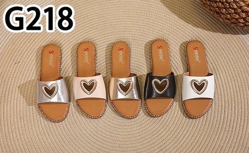Klapki damskie G218.SILVER (36/41,12par)