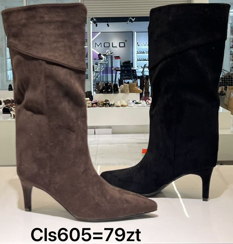 Kozaki damskie CLS605.KOLORDOWYBORU (36/41,12par)