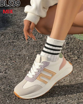 Buty sportowe damskie BL539.KHAKI (36/41,12par)