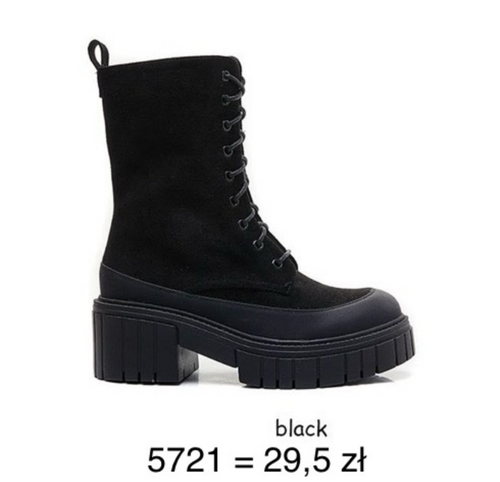 Botki damskie 7A5721.BLACK (36/41,12par)