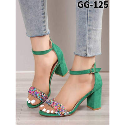 Sandały damskie  7AGG125.GREEN (36/41,12par)