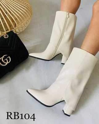 Botki damskie 7ARB104.WHITE (36/41,12par)