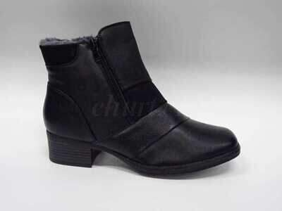 Botki damskie 7A2672-1.BLACK Ocieplane (36/42,12par)