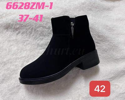 Botki damskie   7A6628ZM-1.BLACK      (37/41,12par)