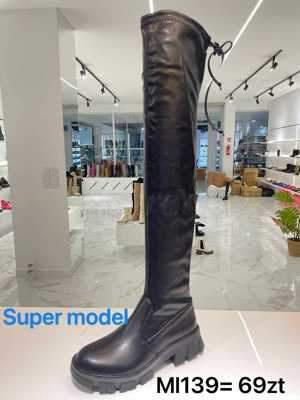 Kozaki damskie 7ML139.BLACK Ocieplane (36/41,12par)