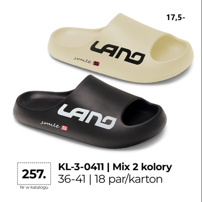Klapki damskie 3-0411.MIX  (36/41,18par)