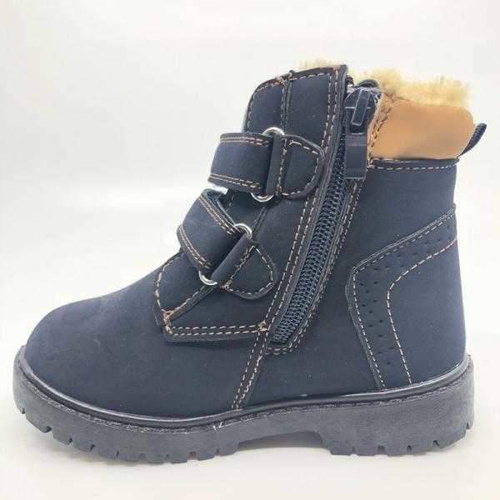 Trzewiki chłopięce 5AC1713A-4.BLUE/CAMEL (31/36,8par)