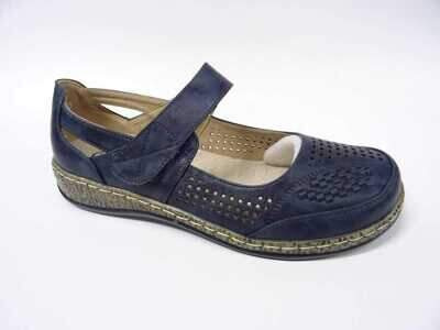 Balerinki damskie 7A9761-11.BLUE (36/41,12par)