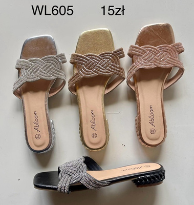 Klapki damskie WL605.KOLORDOWYBORU (36/41,12par)